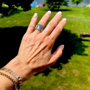 🌹🍃Authentic GUCCI Wide Band Ring🍃🌹